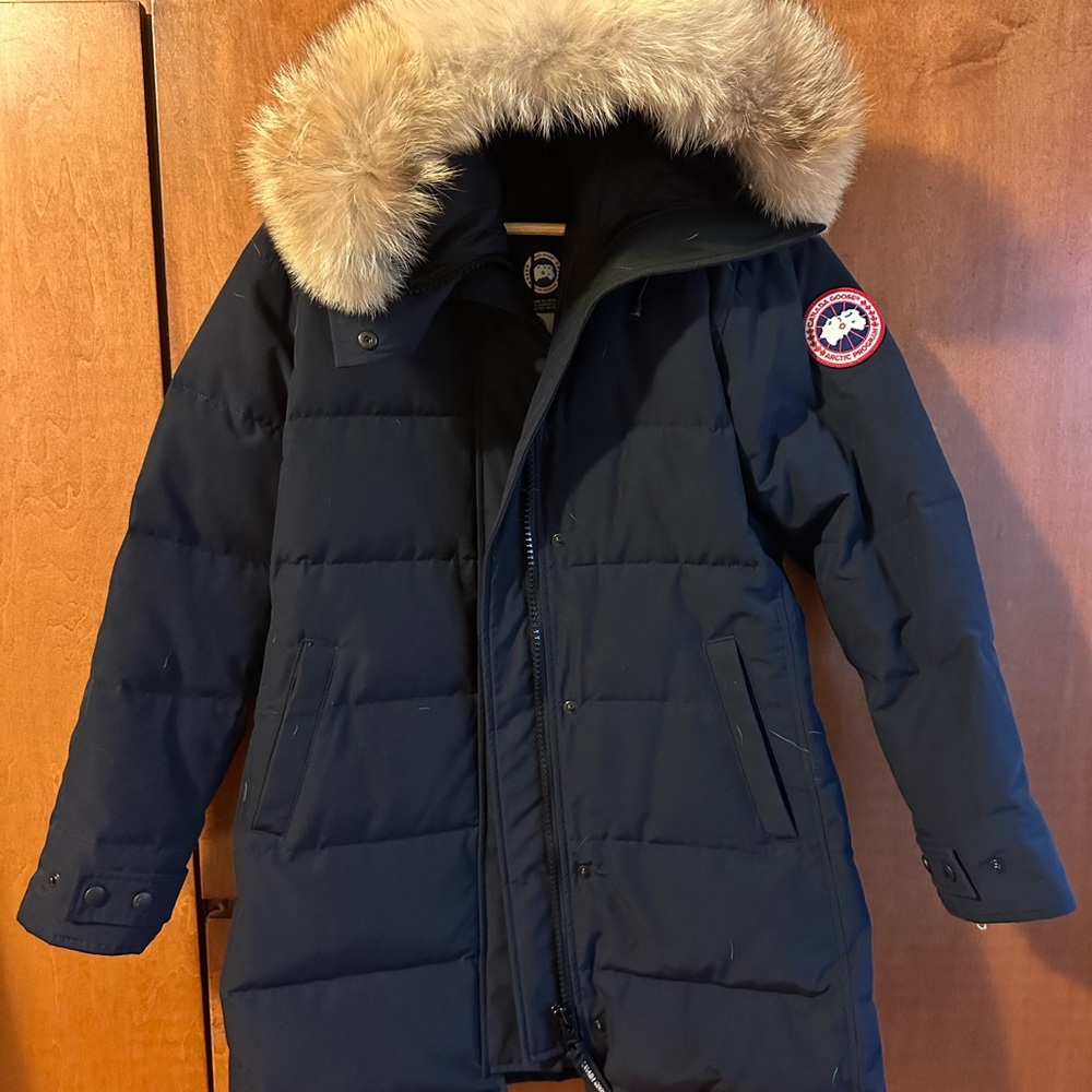 Canada Goose Shelburne Parka Admiral Blue_Fusion Fit_Medium_NWT - Picture 4 of 8
